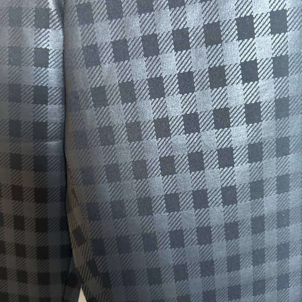 Sanctuary Black Plaid Print Leggings- Small - Picture 6 of 12